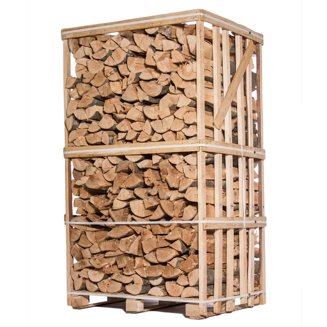 Bois de chauffage 25 cm – Mélange de bois durs – Palette 2 m³ (≈ 3 stères)