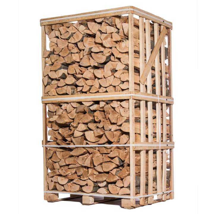 Bois de chauffage 45 cm – Bois dur sec – Palette 2 m³ (≈ 3 stères)