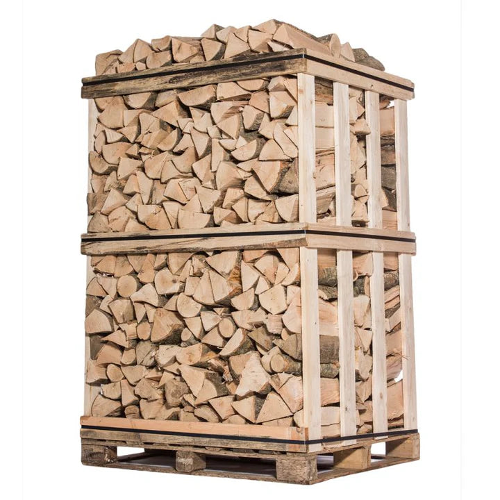 Bois de chauffage 50 cm – Mélange de bois durs – Palette 2 m³ (≈ 3 stères)